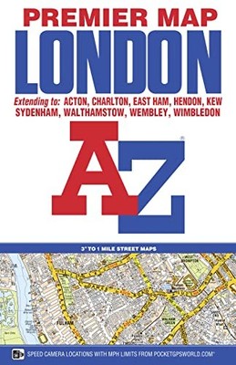LONDON A-Z PREMIER MAP [New 12th edition] ..., A-Z Maps