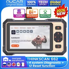 ThinkScan 662 Bidirectional Engine ABS SRS OBD2 Scanner Diagnostic Tool CAN FD