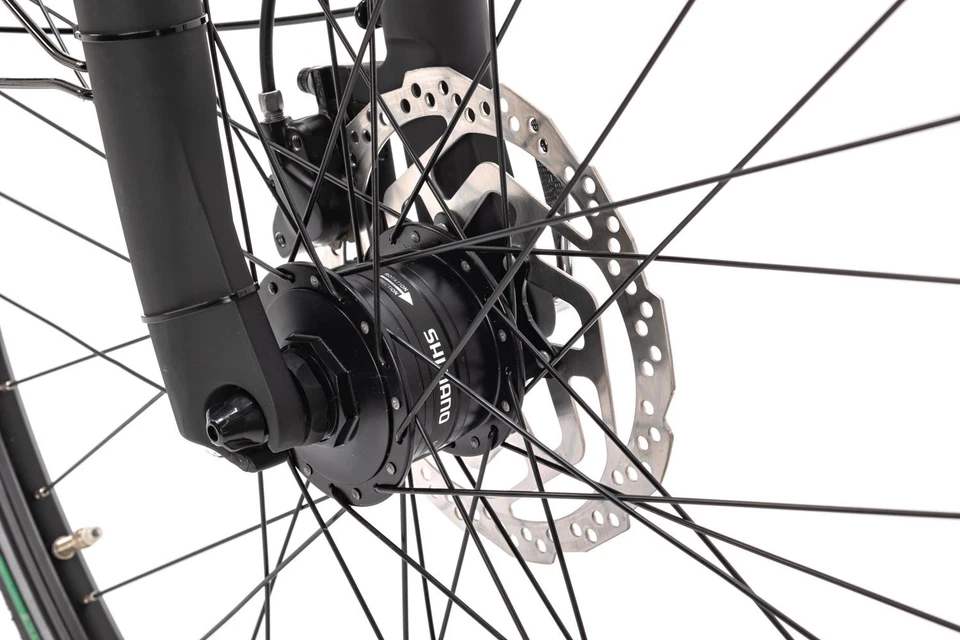 28 Zoll Herren Fahrrad Gates Riemenantrieb Shimano 7 Gang Scheibenbremse schwarz - Bild 3 von 4