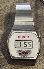 VINTAGE HONDA WINGS MOTORCYCLES WATCH SMALL BAND-WORKING