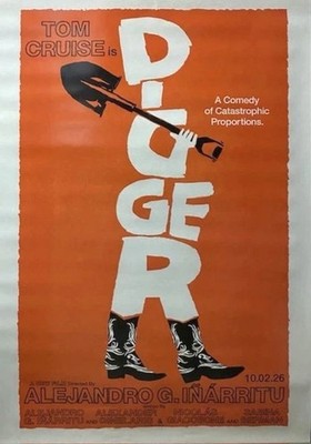 The Digger (2026) DS 27x40 Movie Poster - Tom Cruise - Alejandro Inarittu