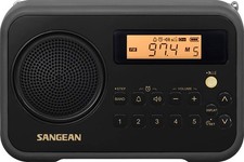 Sangean SG-104 AM/FM Stereo Digital Tuning Portable Receiver Black  PR-D18BK 
