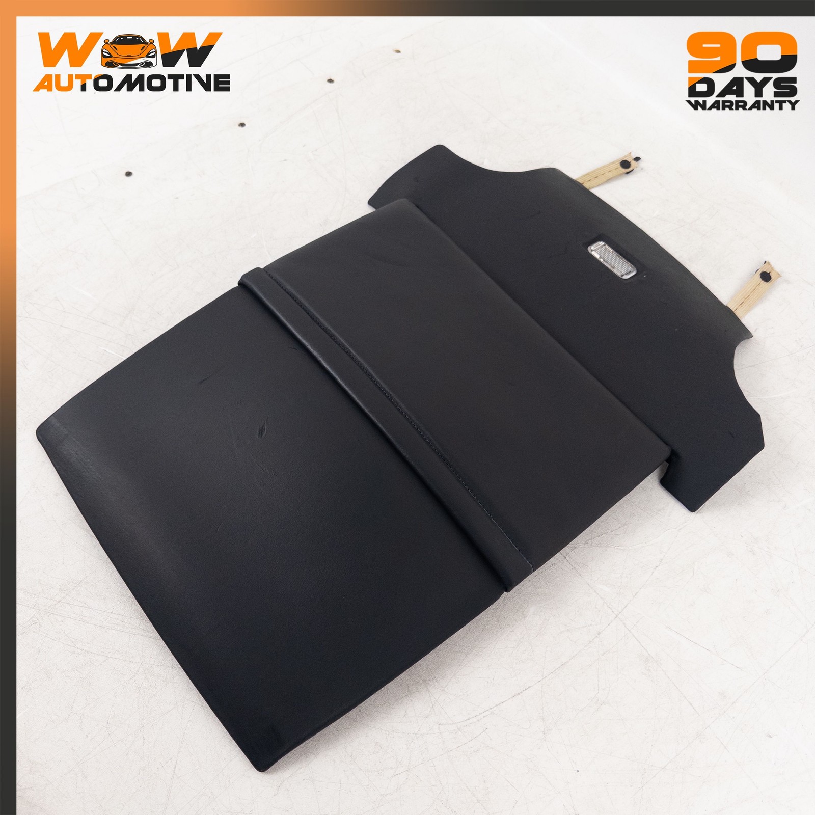 06-13 BENTLEY CONTINENTAL FLYING SPUR FRONT RIGHT SEAT BACK PANEL COVER BLACK OE