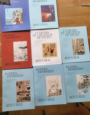14 Heritage Artcurial Auktionskataloge Bandes Dessinées  Comic auction catalog