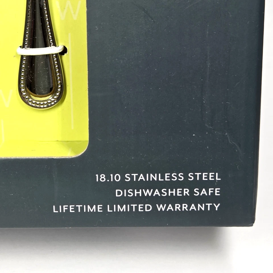 NIB 65 Piece Wallace Continental Bead 18/10 Stainless Flatware Service for 12 - Image 3 of 4