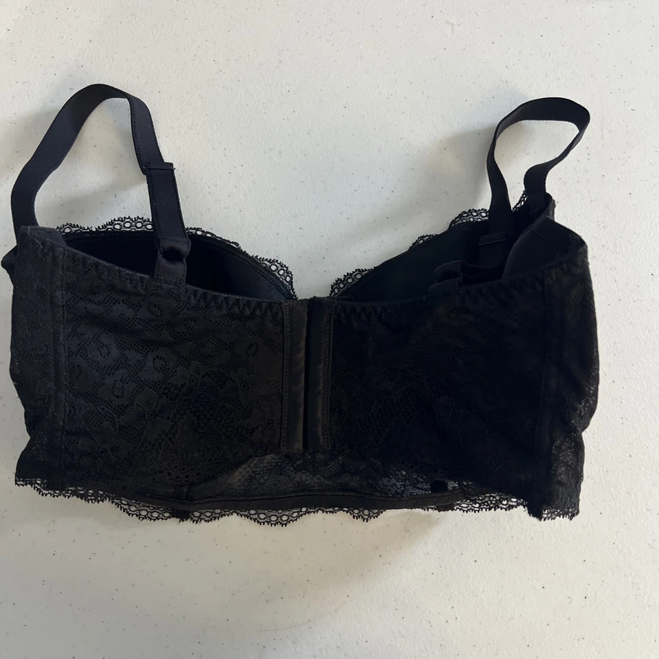 Sujetador Freya AA1014 NEGRO 32 H Fancies con aros Longline EE. UU. 32H Foto 4 de 4