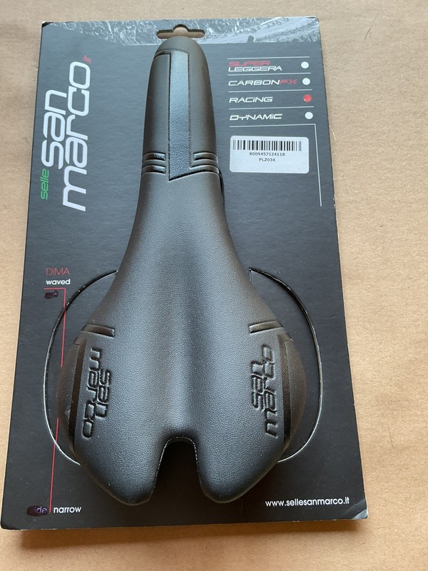 Selle San Marco Aspide Racing Saddle Narrow S1, 270 mm Long Tirox Rails