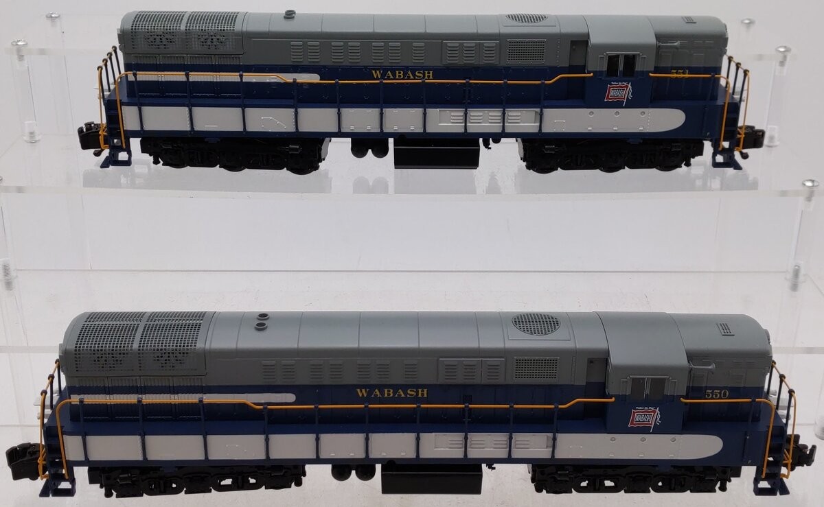 American Models TM10 S Gauge Wabash Diesel Locomotives (Set of 2) EX ...