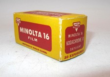  RARE MINOLTA 16 KODACHROME II NEW OLD STOCK-GREAT DISPLAY