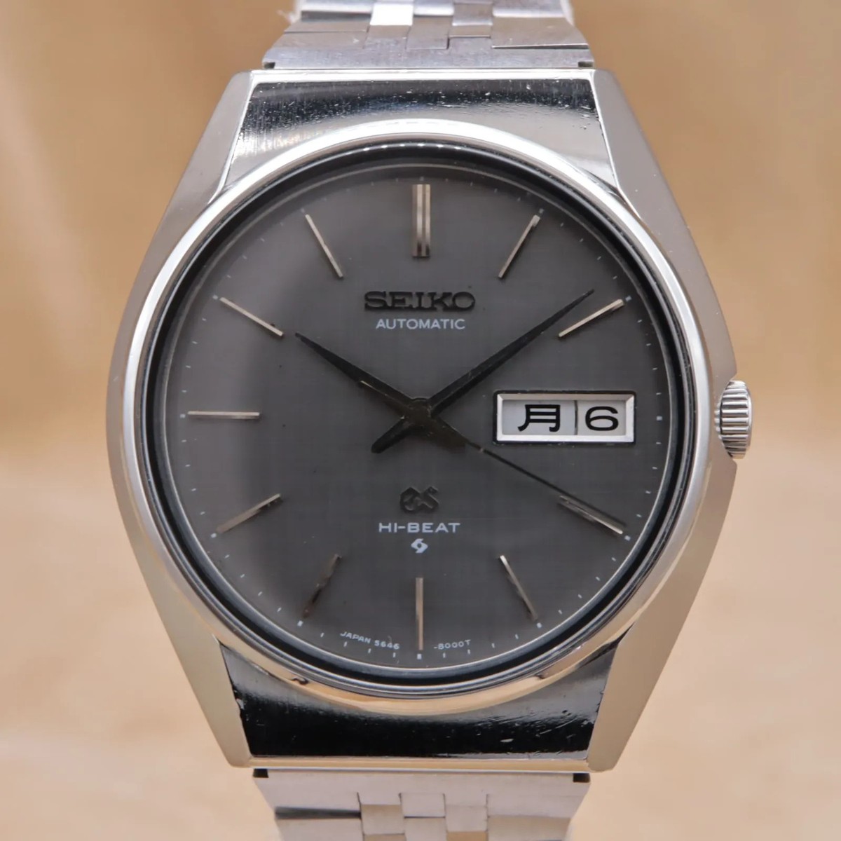 Grand Seiko 5646-8000 GS HI-BEAT Gray Silver Automatic Metal 36mm