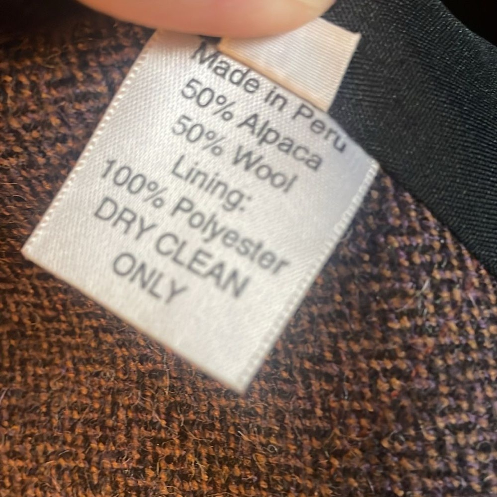 Peruvian Connection Brown Chevron Button Blazer J… - image 6