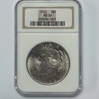 1922 Peace Silver Dollar $1 NGC MS64 Brown Label US Coin