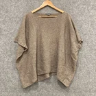 Vince Jumper Womens Size XS Brown Knit Wool Cashmere Blend Boat Neck 24128