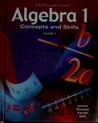 Algebra 1 Vol. 2 : Concepts and Skills Hardcover
