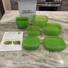 Debbie Meyer Ultralite Greenboxes 32 Pc - 16 Containers16 Lids Food Storage