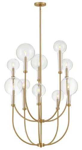 Hinkley Lighting 30527 Alchemy 30"W 10 Light Chandelier - Black - Picture 4 of 9