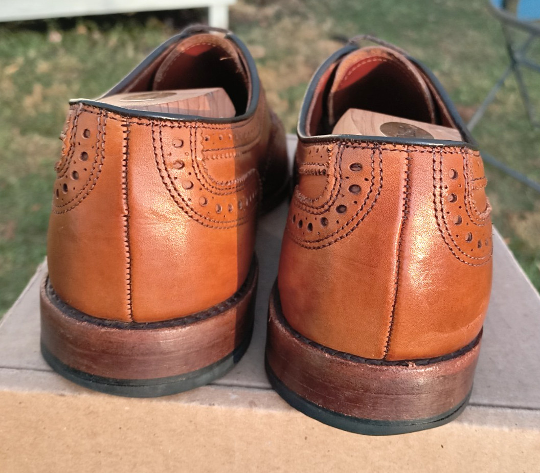 Allen Edmonds Strand 9.5D Walnut Brown Oxfords US… - image 10
