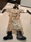 MOPP Suit Sz Large Regular Chemical NBC Protective Coat, Trousers, Gloves, Boots — photo 1