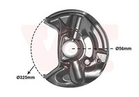 VAN Wezel Spritzblech, Bremsscheibe 3029371 FüR MERCEDES-BENZ