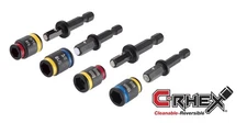 Malco C-RHEX 1/4",5/16",3/8", 6mm, 8mm, 10mm Magnetic Hex Driver 2" Length, 4