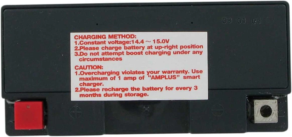 Batería sin mantenimiento activada de fábrica AGM Parts Unlimited - CT14B4 Foto 2 de 4