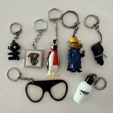 Vintage Keyrings Winky Blinky Football Boot Bear Penguin Tabac Novelty