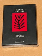 VTG NEW NOS Henri Matisse Flammarion 4 Double Deck of Playing Cards Vintage 1994