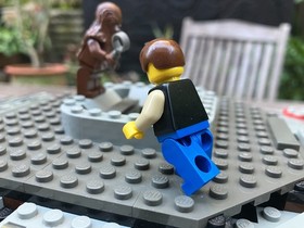 LEGO Star Wars 7190 Millenium Falcon w/mini figures + manual Year 1999