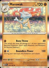 POKEMON MAROWAK 105/165 151 RARE HOLO LP