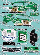 PreOrder 2025 Ryan Preece Irish Springs 1/64 Peel Stick Decals