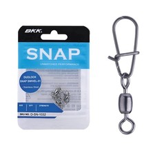 BKK Duolock Snap Swivel-51 moschettone vortice Premium gancio acciaio inox snaps 