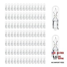 100 Pack 2723 Instrument Cluster Bulbs12v2.28ww2x4.6d Baset-1.5 Shape T5