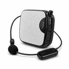 SHIDU UHF Wireless Voice Amplifier Portable Speaker with Headset
