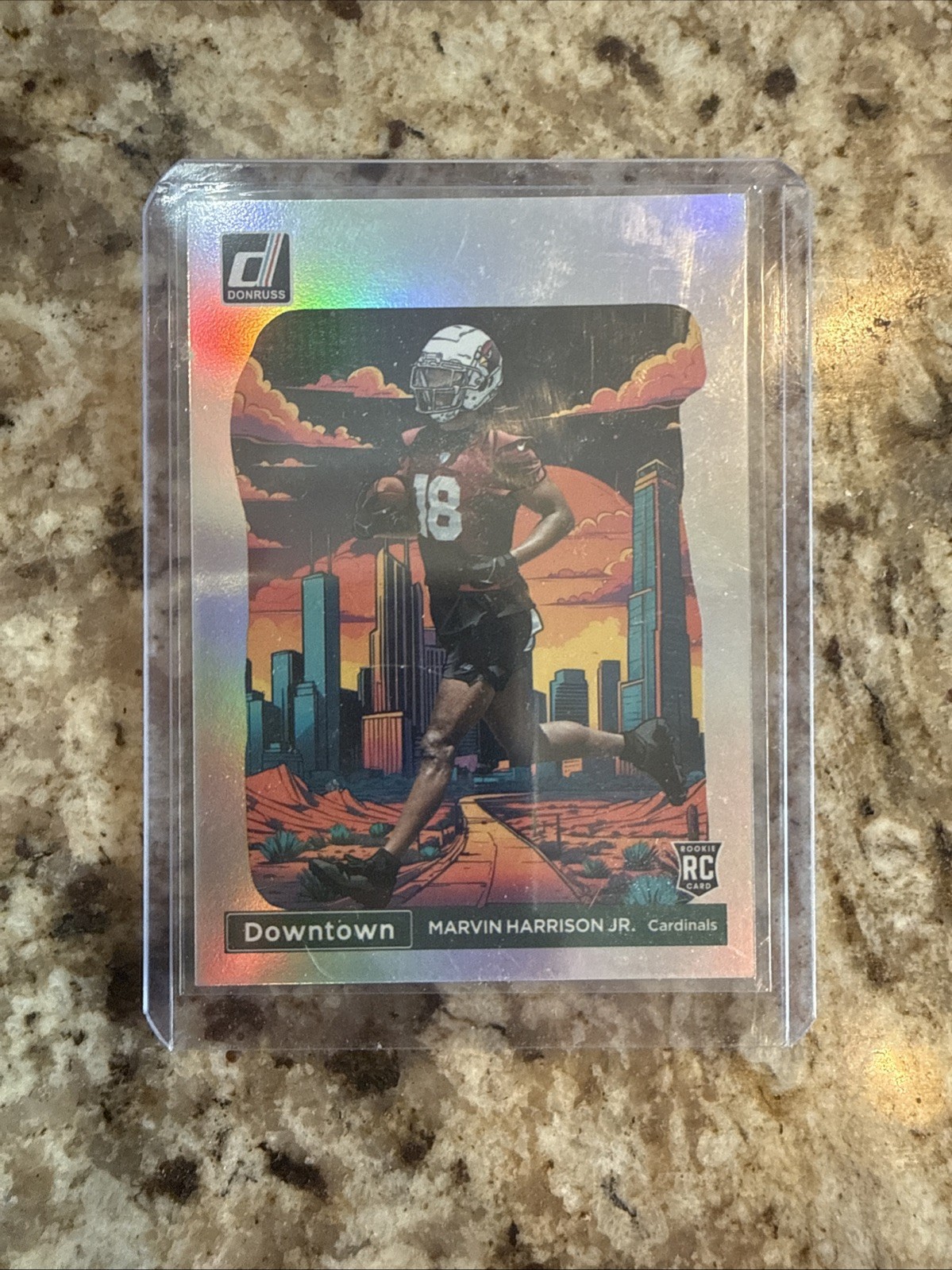 2024 Panini Donruss Optic Downtown! Marvin Harrison Jr. #12