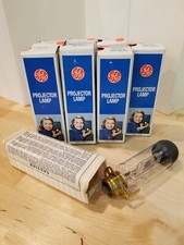 Lot of 7, Vintage GE Projector Lamp DFK 115-120V 1000W Black/Blue Top