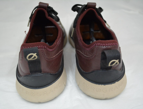 Mens COLE HAAN Zerogrand Burgundy Dress Casual Shoes Lace Up Size 9.5 - Picture 9 of 9
