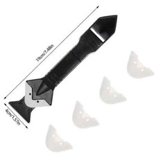 KIT RIMOZIONE SILICONE SIGILLATURA RASCHIETTI PER PAVIMENTI PARETI 5 IN 1