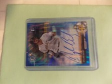 2017 Bowman Chrome Prospect Dylan Busby Blue Wave Refractor Auto #/150 