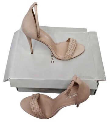 CARVELA Glimpse Stunning Camel Strappy Suedette Stiletto Heel