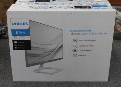 Philips 22'' E Line LCD Monitor FULL HD 75Hz Model 226E9 (NEW) #2