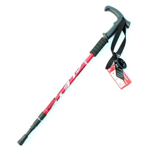 T Shape Handle Cane Aluminum Alloy Outdoor Walking Stick Hiking Three Sections - Picture 23 of 23