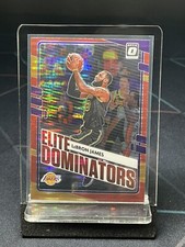 Lebron James 2020-21 Panini Donruss Optic Elite Dominators Red Pulsar Prizm 3 SP