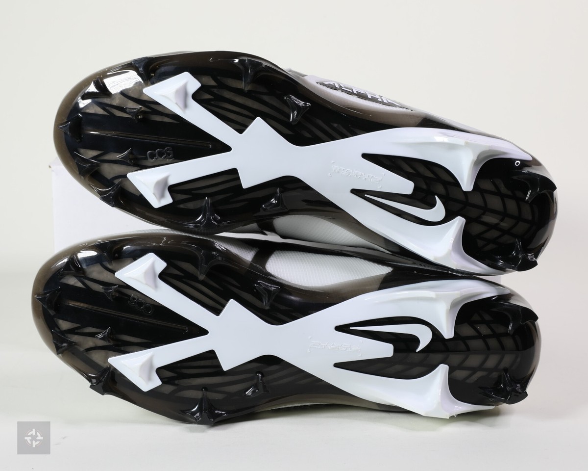 Nike Alpha Menace Elite 3 White Black Football Cleats Size  display picture 2
