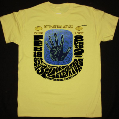 13th Floor Elevators Band Live Houston Music Theatre T Shirt Size S-5XL
