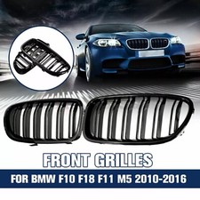 Nieren Schwarz K�hlergrill F10 F11 M Sport Doppelsteg Glanz Grill f�r BMW 5er