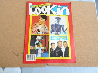 Look-In Magazine Feb 18th 1989 Yazz and All Stars Booklet posters