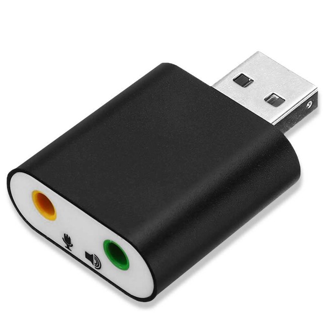 Tarjeta de Sonido USB 2 Conectores Jack Entrada Salida Windows GF2420 | Compra online