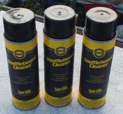 3 x Sun-Glo Shuffleboard Spray Cleaner * EU *Silikon Spray