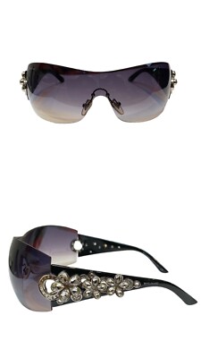 BVLGARI SWAROVSKI CRYSTAL FLOWER VINTAGE SUNGLASSES BV652 UK