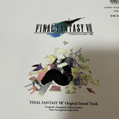 Final Fantasy VII 7 Original Sound Piano Sheet Music Book Musical